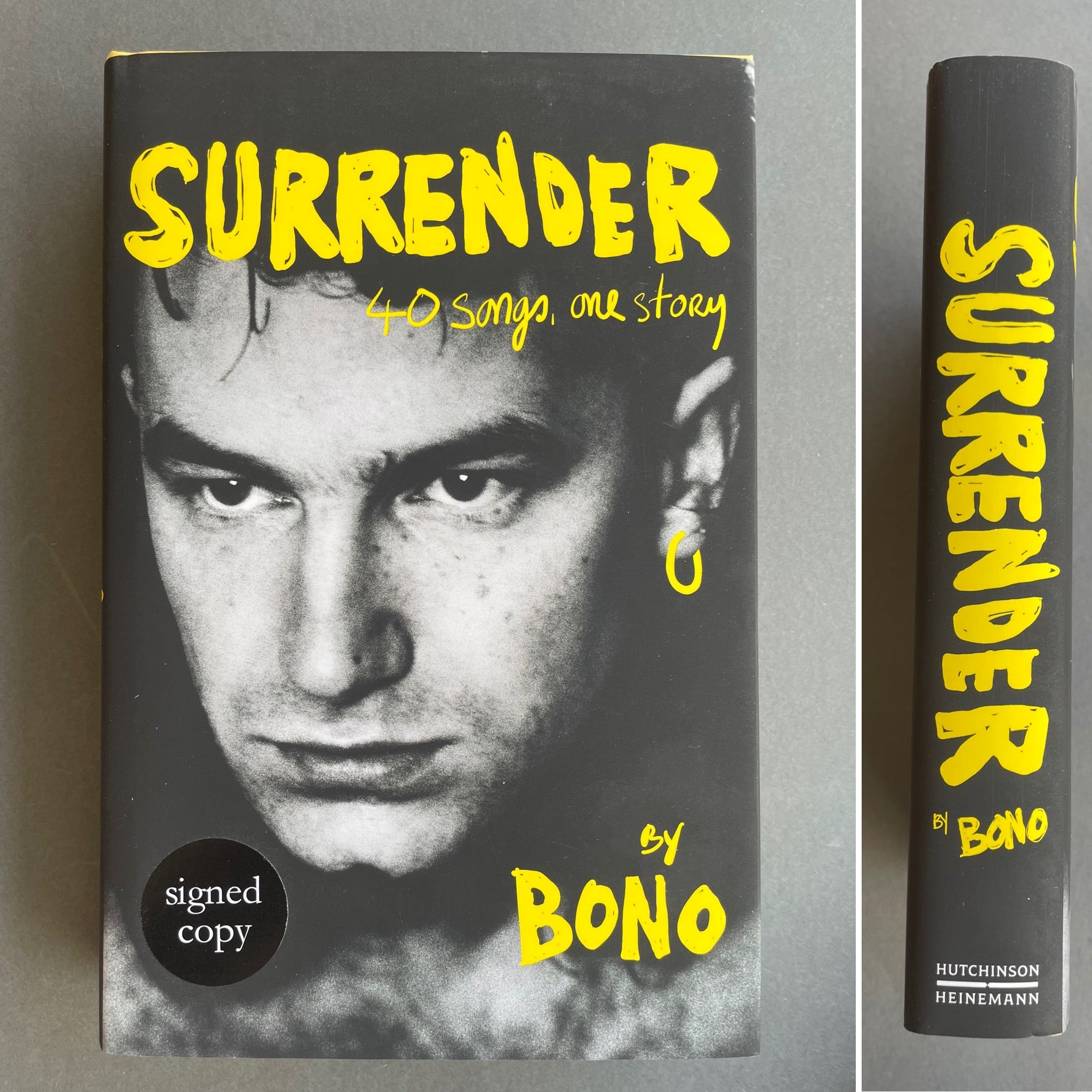 Surrender top by Bono SIGNED