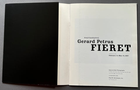 Gerard Petrus Fieret: Photographs