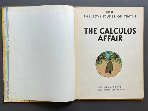 The Adventures of Tintin - The Calculus Affair - UK 1st