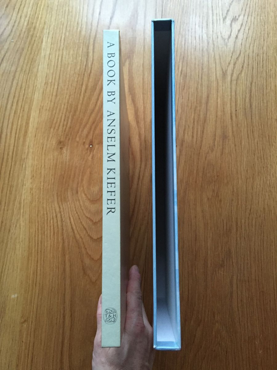 A Book By Anselm Kiefer HC w/ Slipcase 1st selling Printing 1988 Museum of Fine Arts